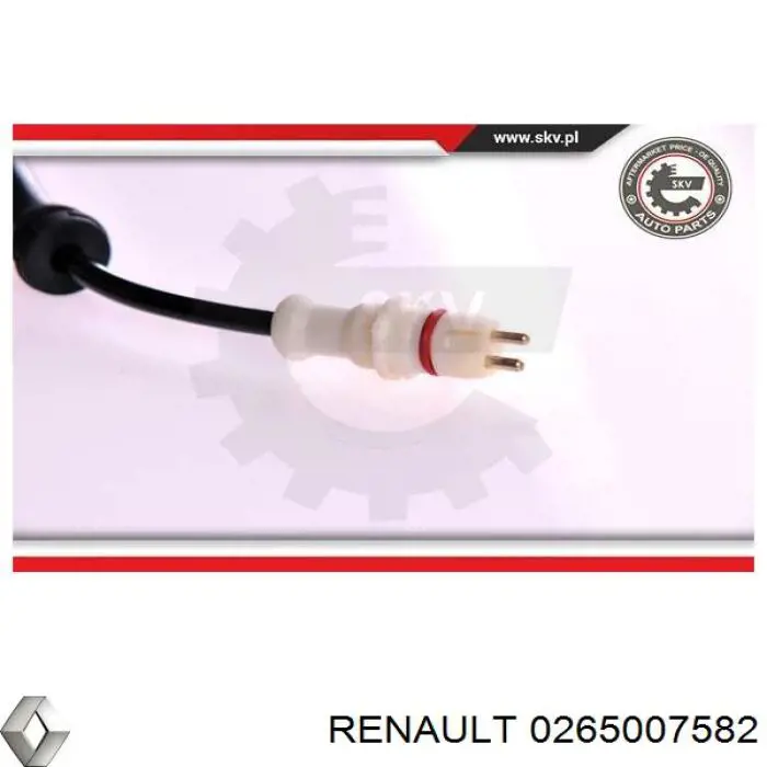 0265007582 Renault (RVI) датчик абс (abs задній, правий)