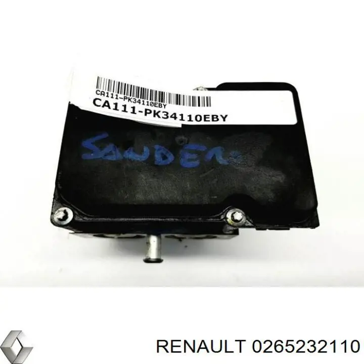 0265232110 Renault (RVI) блок керування абс (abs)