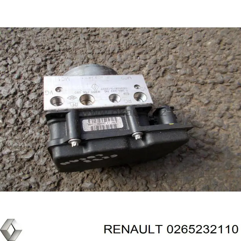 Блок АБС гідравлічний Renault (RVI) 0265232110 ціна, від 23.34 USD