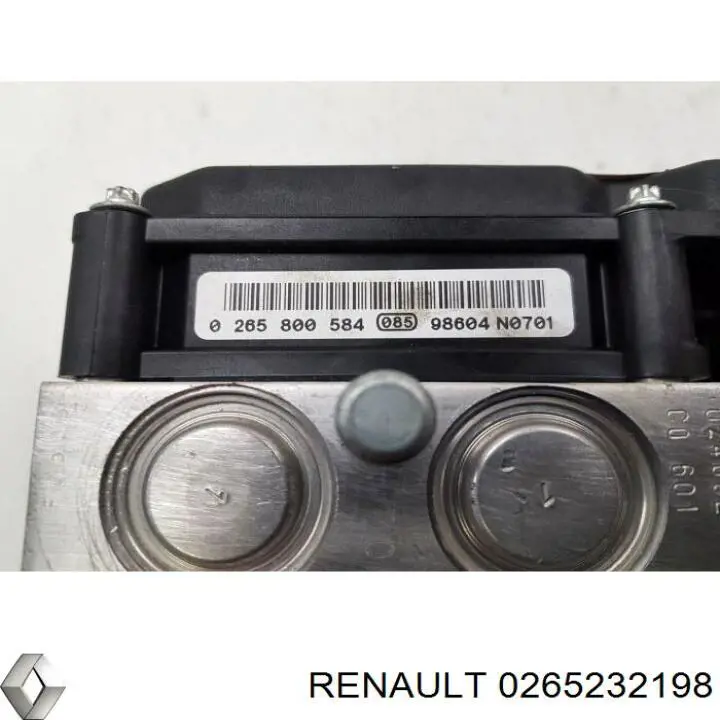 0265232198 Renault (RVI) блок керування абс (abs)