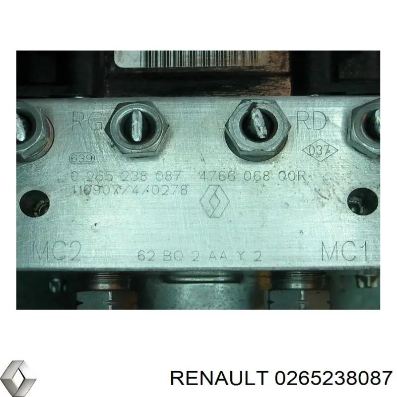  Renault (RVI) 0265238087 ціна, від 118.24 USD