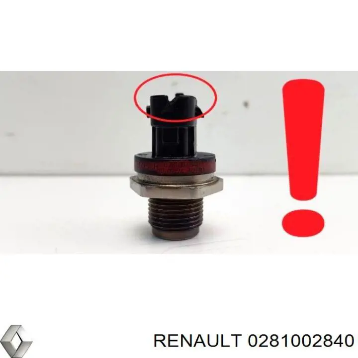 Датчик тиску палива 0281002840 Opel