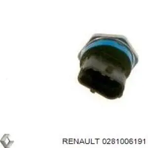 Датчик тиску палива 0281006191 Renault (RVI)
