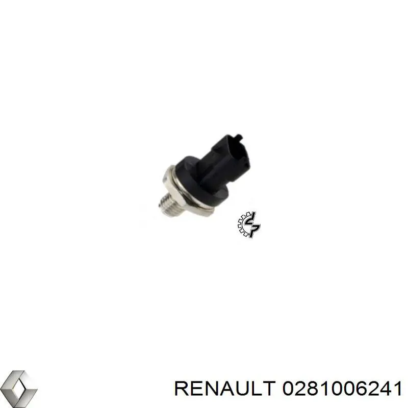 Датчик тиску палива 0281006241 Renault (RVI)