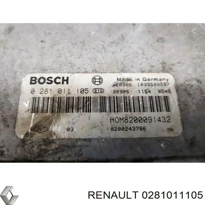 0281011105 Renault (RVI) Блок електронного управління