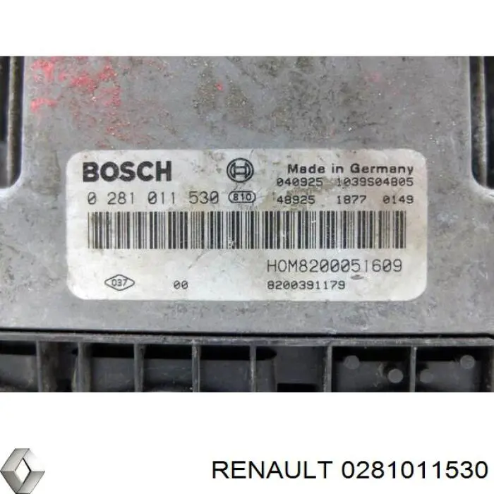 Купити 0281011530 Renault (RVI) Модуль управління двигуном