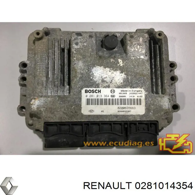 Купити 0281014354 Renault (RVI) Модуль управління двигуном
