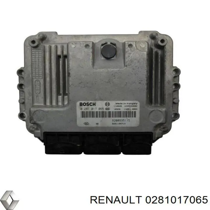 Електронний блок керування двигуном 0281017065 Renault (RVI)