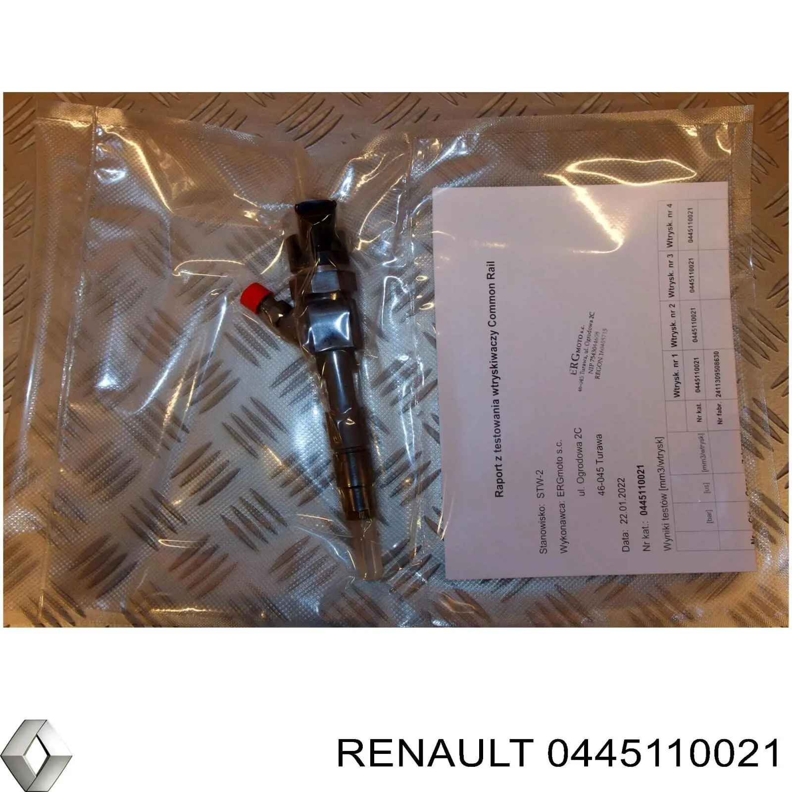 Форсунка інжектора Renault (RVI) 0445110021