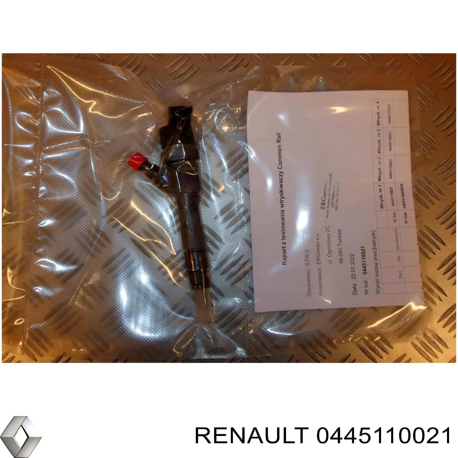 0445110021 Renault (RVI) Форсунка вприску палива