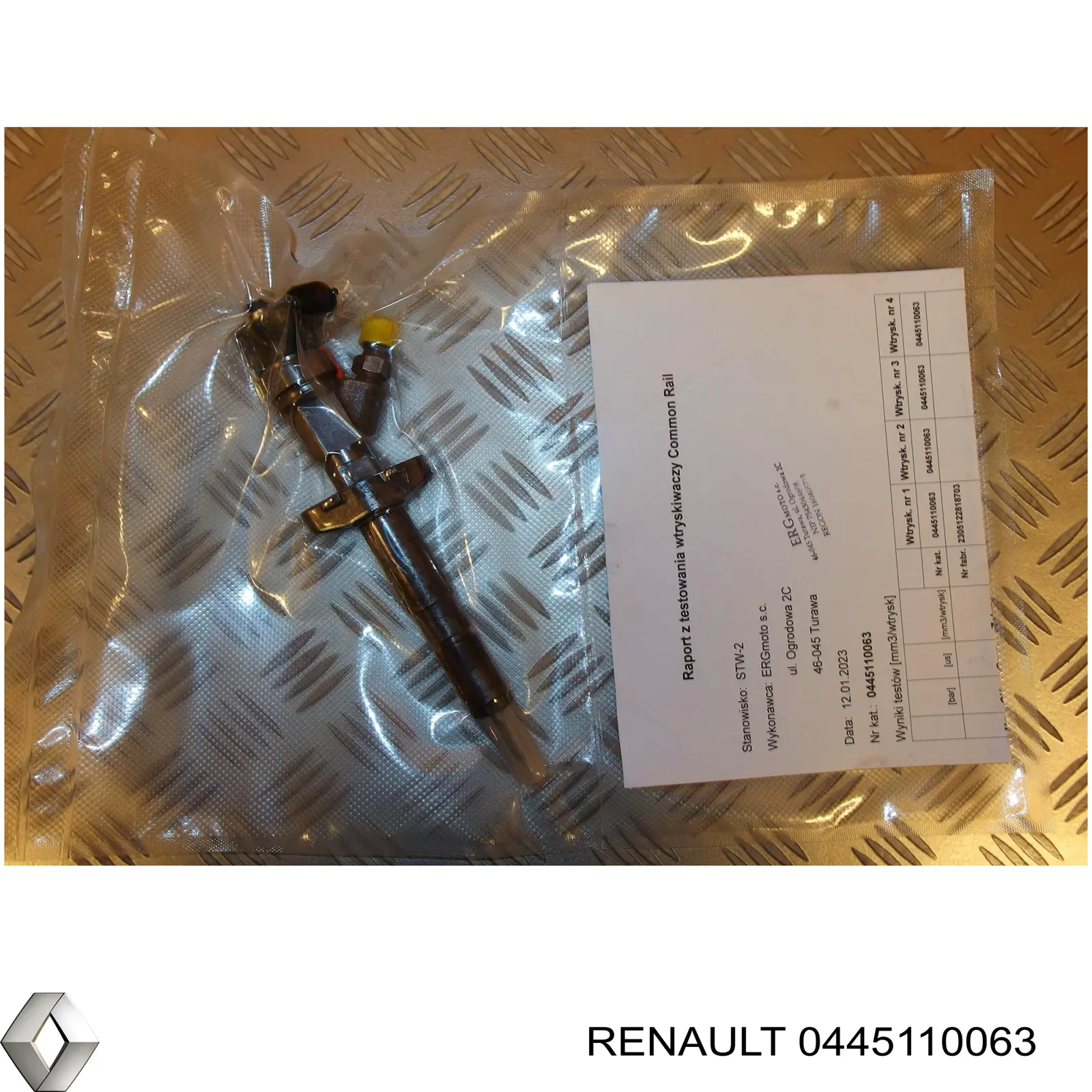 Купити 0445110063 Renault (RVI) Форсунка дизельна в зборі, розпилювач + тримач