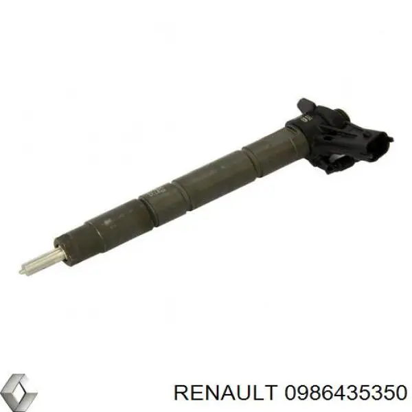 Форсунка вприску палива 0986435350 Renault (RVI)