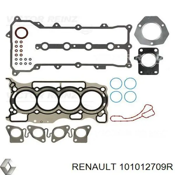 101012709R Renault (RVI) комплект прокладок двигуна, верхній