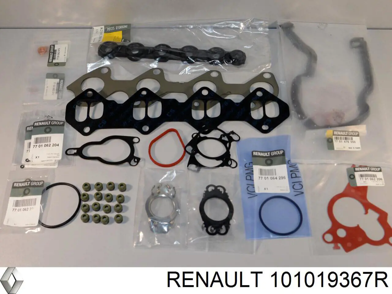 101019367R Renault (RVI) комплект прокладок двигуна, верхній