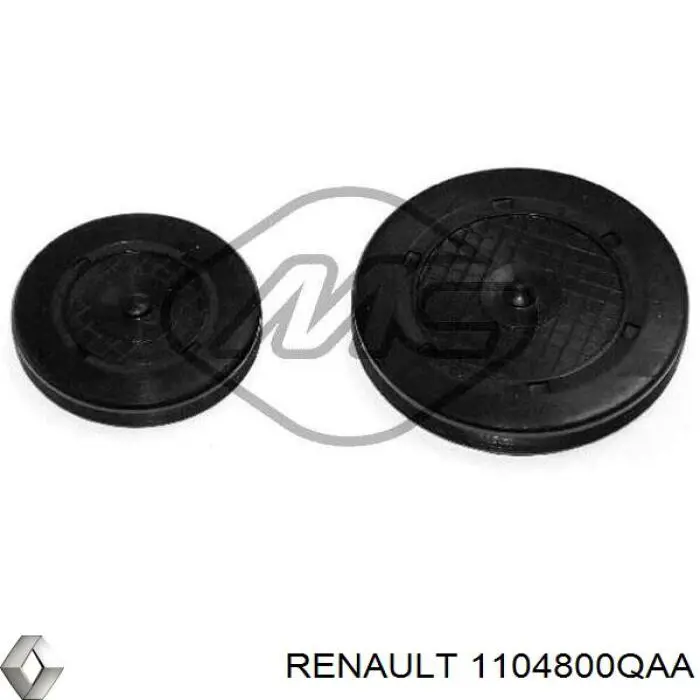 1104800QAA Renault (RVI) заглушка гбц/блоку циліндрів