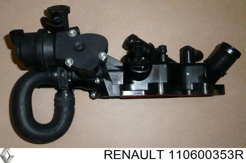 Фланець системи охолодження (трійник) Renault DUSTER (HM) (Рено Дастер)