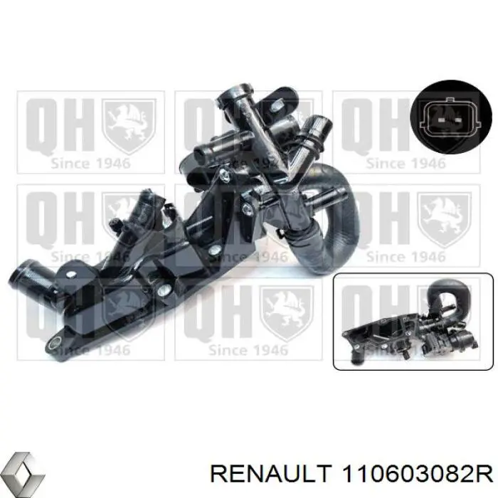 110603082R Renault (RVI) корпус термостата