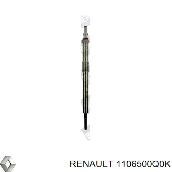 Свічка накалу 1106500Q0K Renault (RVI)