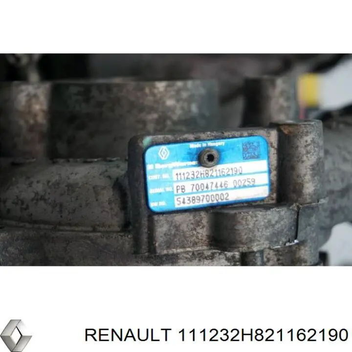 Купити 111232H821162190 Renault (RVI) Турбіна