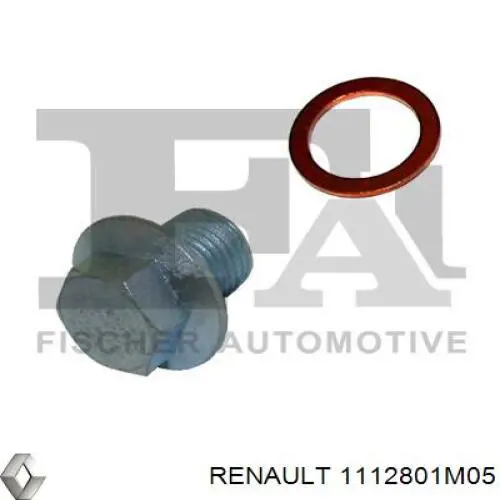 Пробка піддона двигуна 1112801M05 Renault (RVI)