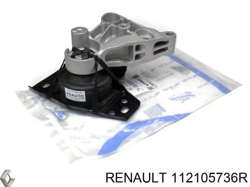 Подушка (опора) двигуна, права передня 112105736R Renault (RVI)