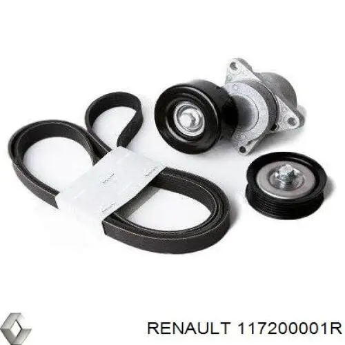 117200001R Renault (RVI) ремінь приводний, агрегатів, комплект