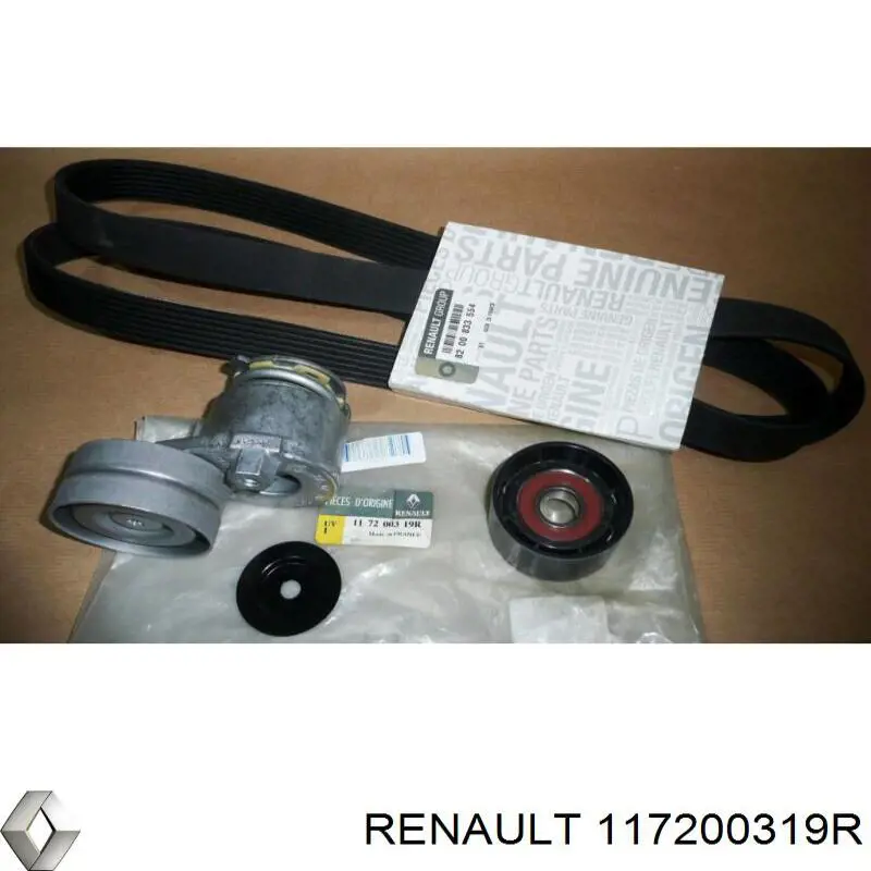 Ремінь приводний, агрегатів, комплект Renault (RVI) 117200319R ціна, від 71.26 USD