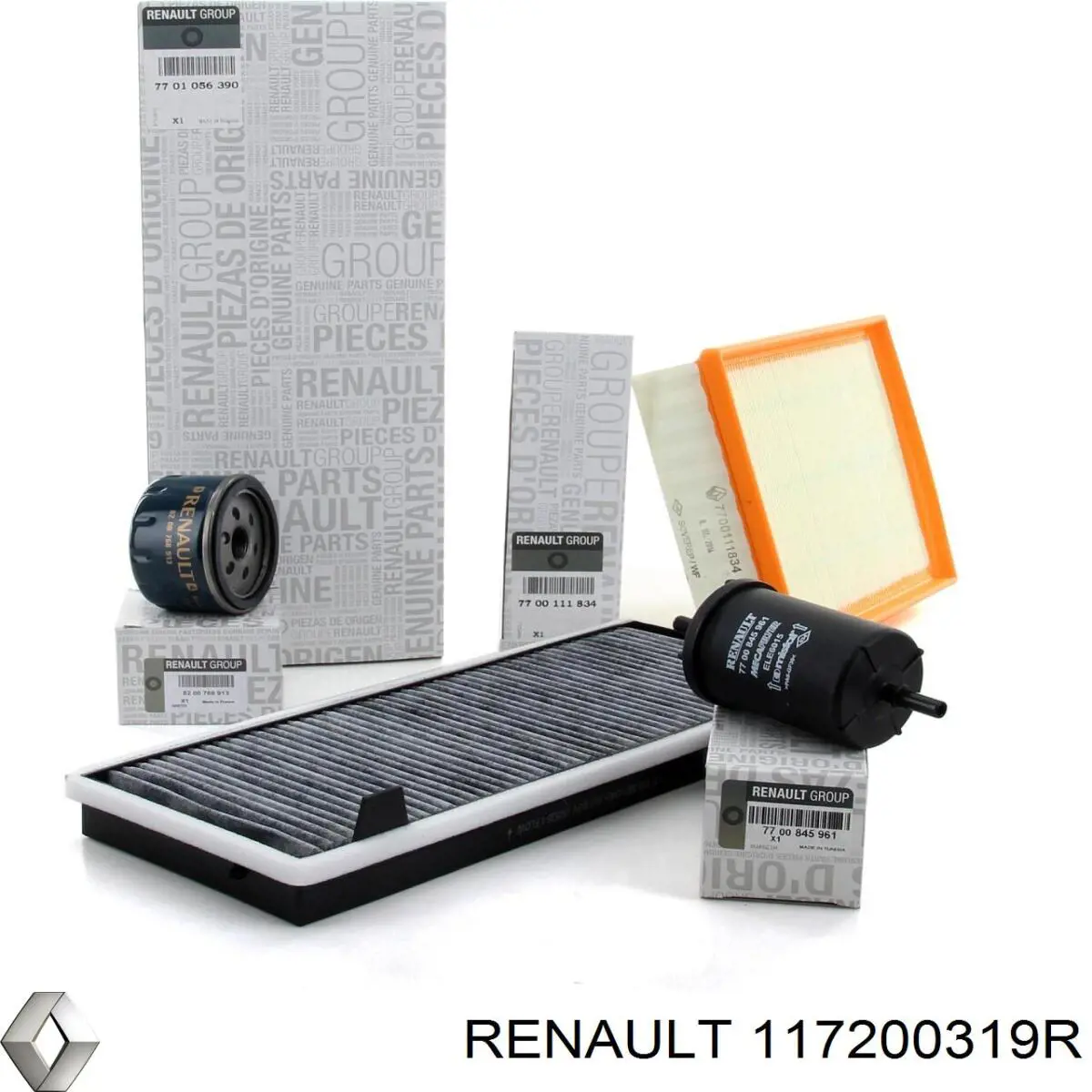 Купити 117200319R Renault (RVI) Ремінь приводний, агрегатів, комплект