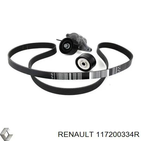 117200334R Renault (RVI) Ремінь приводний, агрегатів, комплект