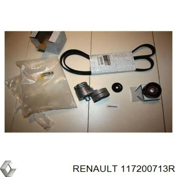 Ремінь приводний, агрегатів, комплект 117200713R Renault (RVI)