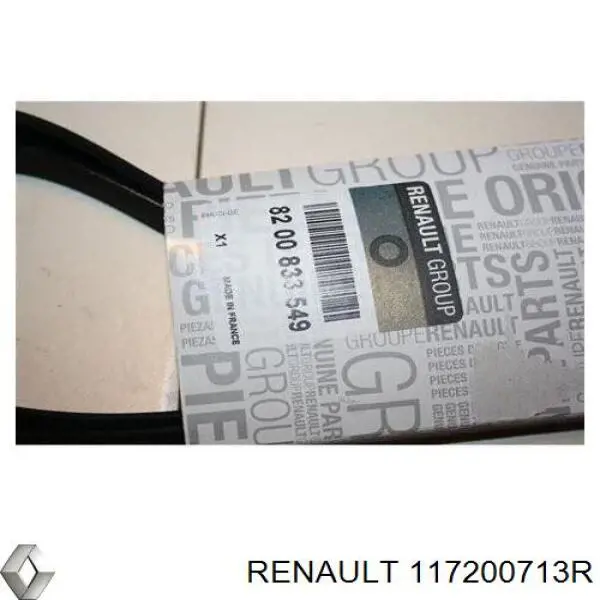 Купити 117200713R Renault (RVI) Ремінь приводний, агрегатів, комплект