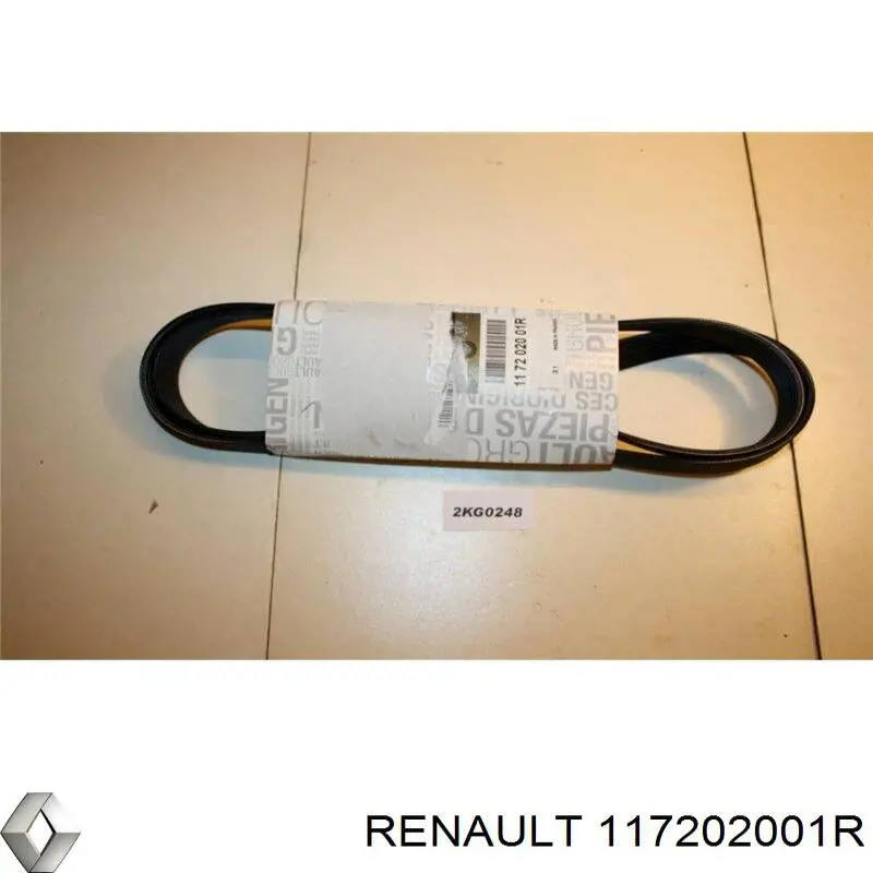 117202001R Renault (RVI) Поліклиновий ремінь