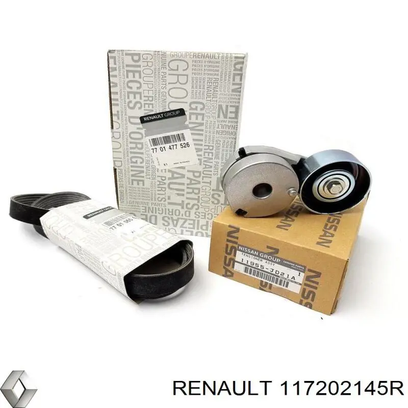 Ремінь приводний, агрегатів, комплект Renault (RVI) 8660004984