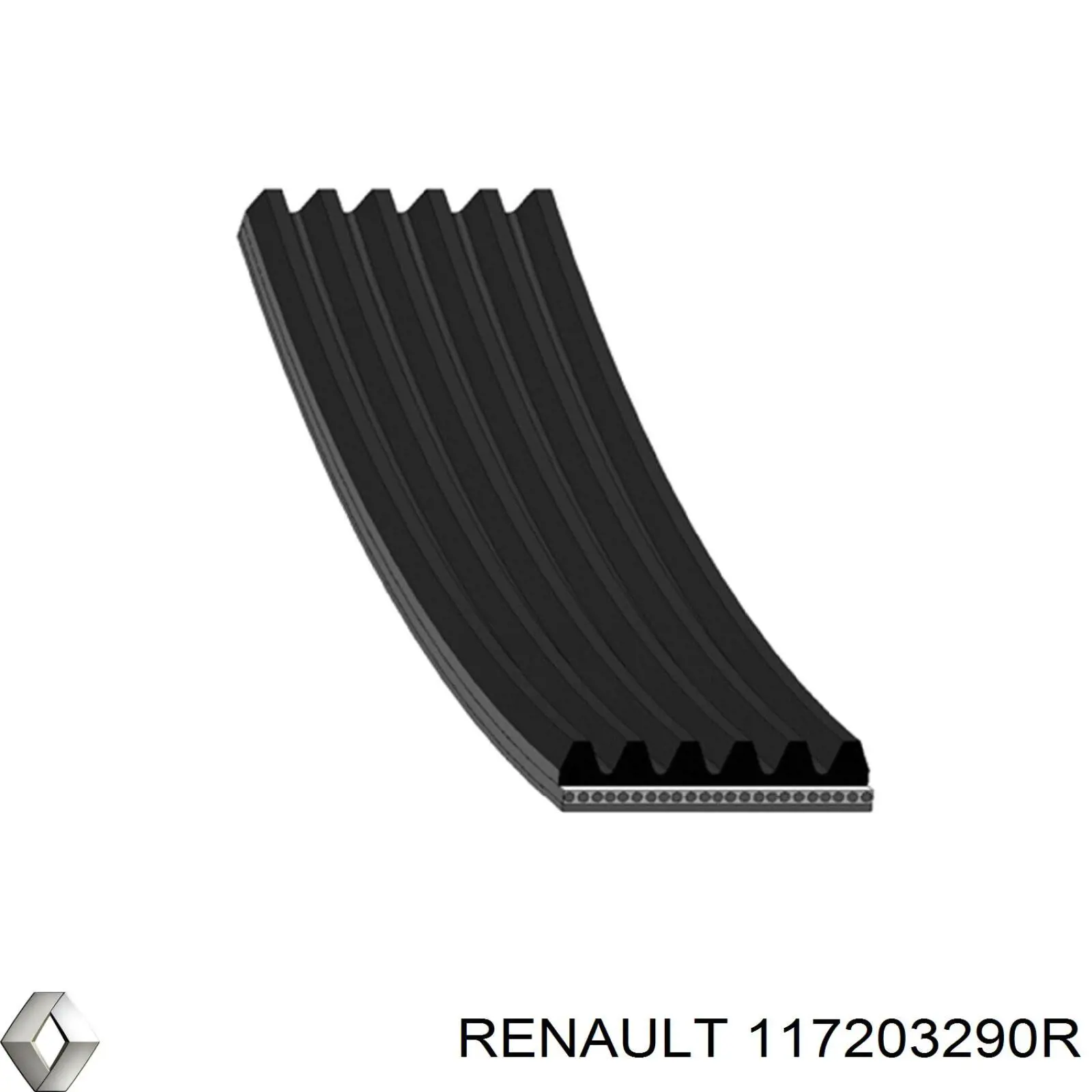 Купити 117203290R Renault (RVI) Ремінь генератора