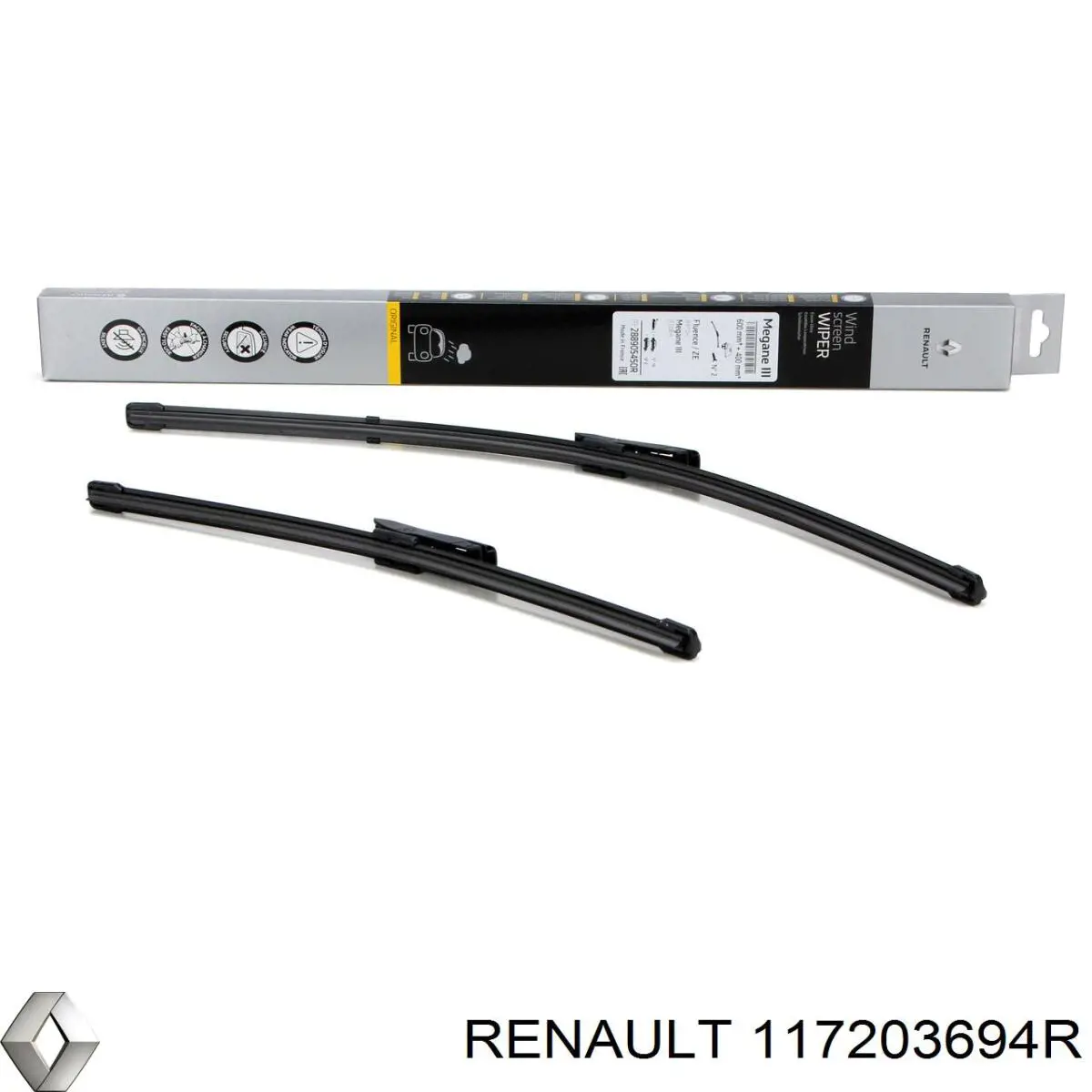 Ремінь приводний, агрегатів, комплект 117203694R Renault (RVI)