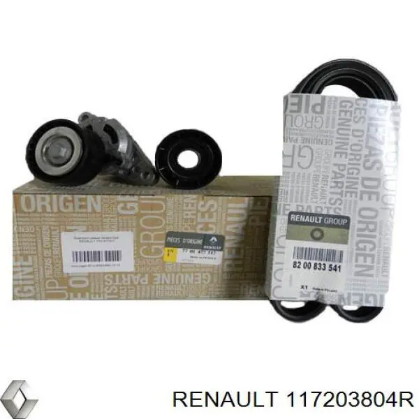 Купити 117203804R Renault (RVI) Ремінь приводний, агрегатів, комплект