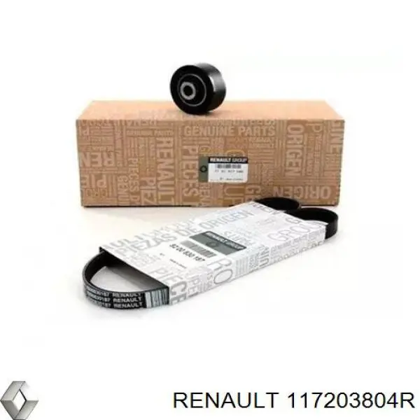 Ремінь приводний, агрегатів, комплект 117203804R Renault (RVI)