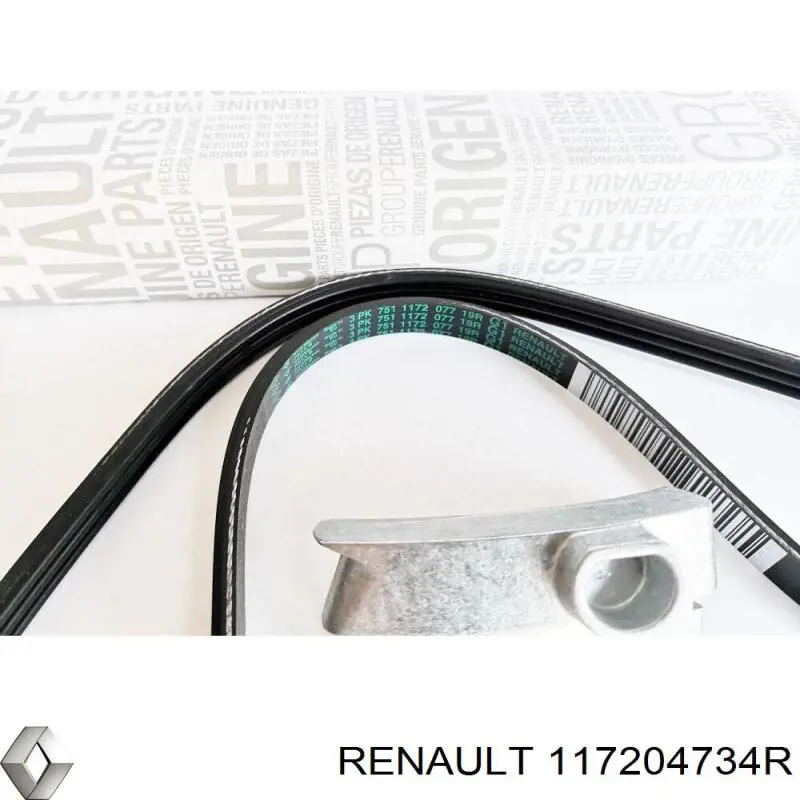 117204734R Renault (RVI) Поліклиновий ремінь