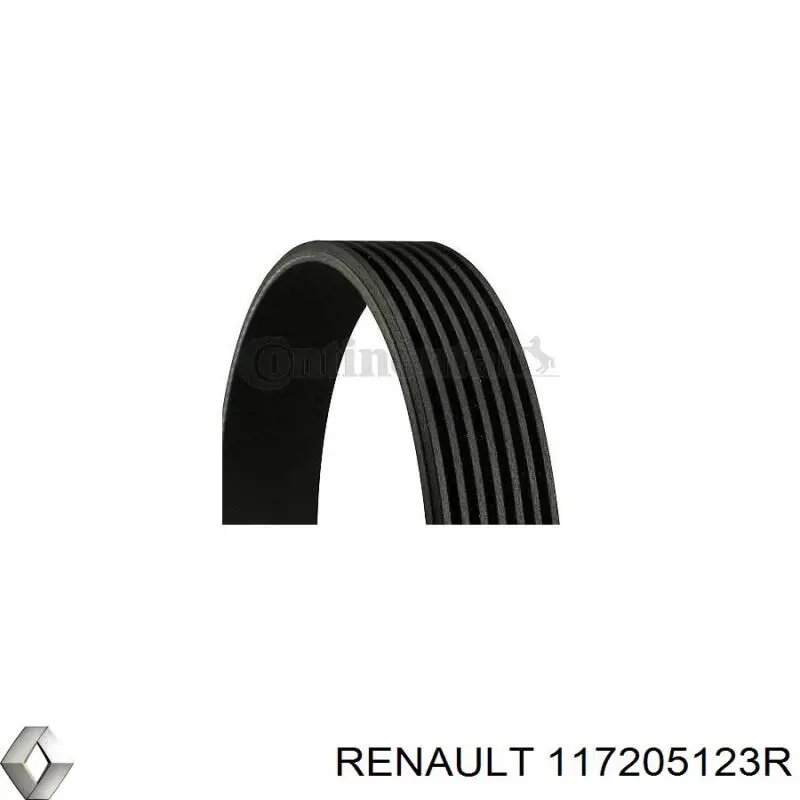 Купити 117205123R Renault (RVI) Ремінь генератора