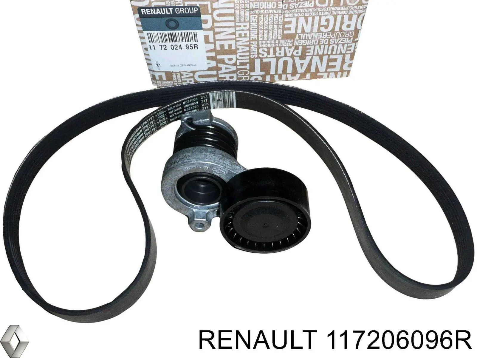Купити 117206096R Renault (RVI) Ремінь приводний, агрегатів, комплект