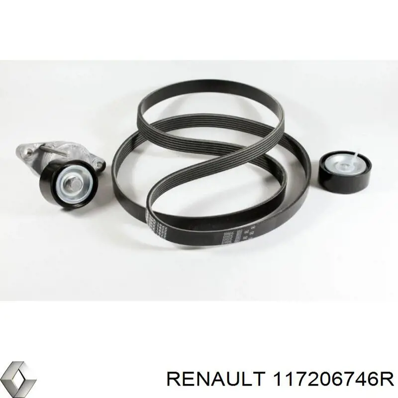 117206746R Renault (RVI) Ремінь приводний, агрегатів, комплект