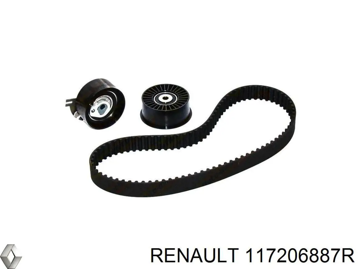 Купити 117206887R Renault (RVI) Ремінь приводний, агрегатів, комплект