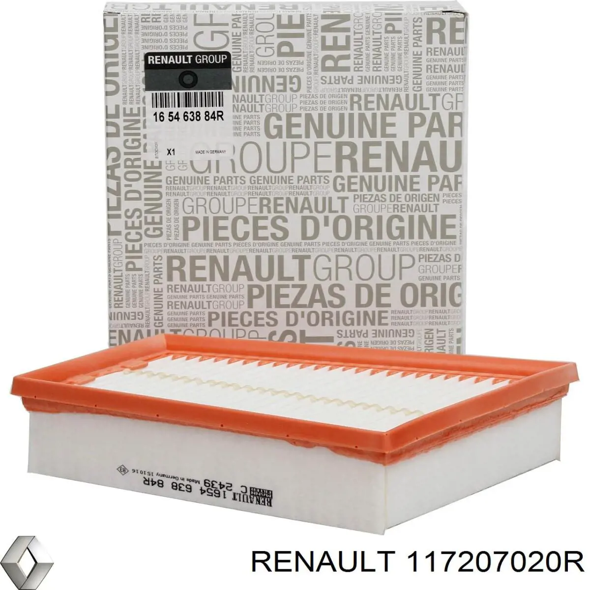 Ремінь приводний, агрегатів, комплект Renault (RVI) 117207020R