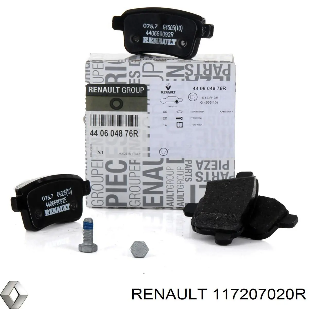 Ремінь приводний, агрегатів, комплект Renault (RVI) 117207020R ціна, від 80.55 USD