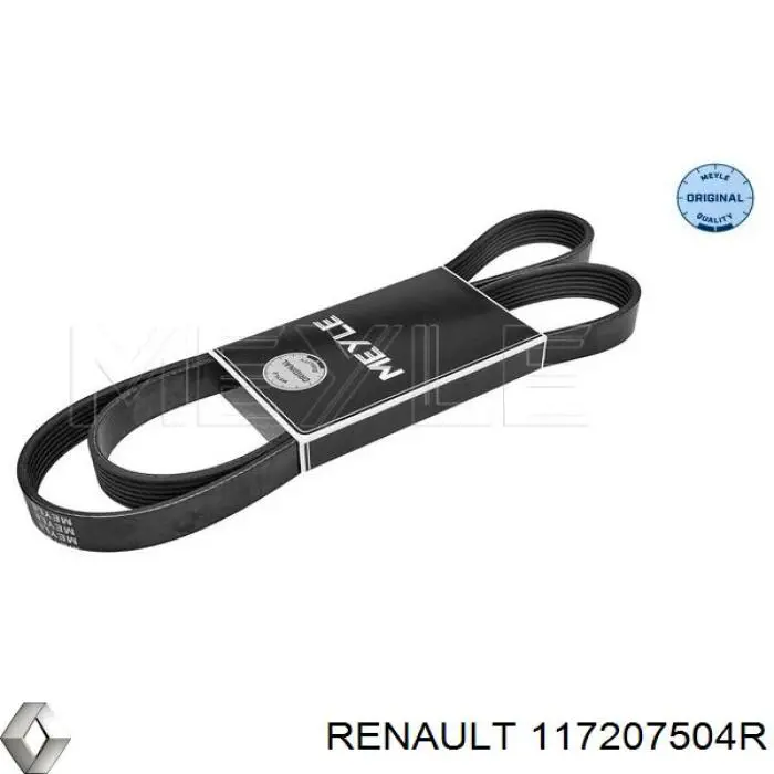 Купити 117207504R Renault (RVI) Ремінь генератора