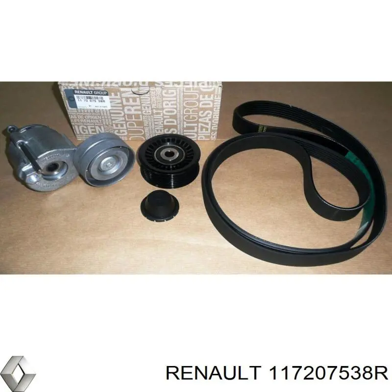 Ремінь приводний, агрегатів, комплект Renault (RVI) 117207538R