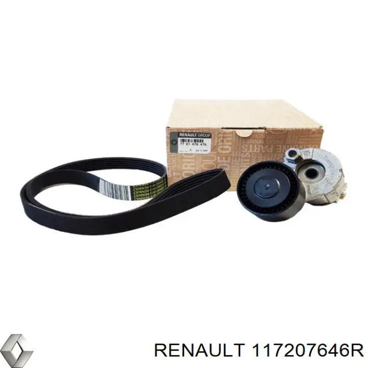Купити 117207646R Renault (RVI) Ремінь приводний, агрегатів, комплект
