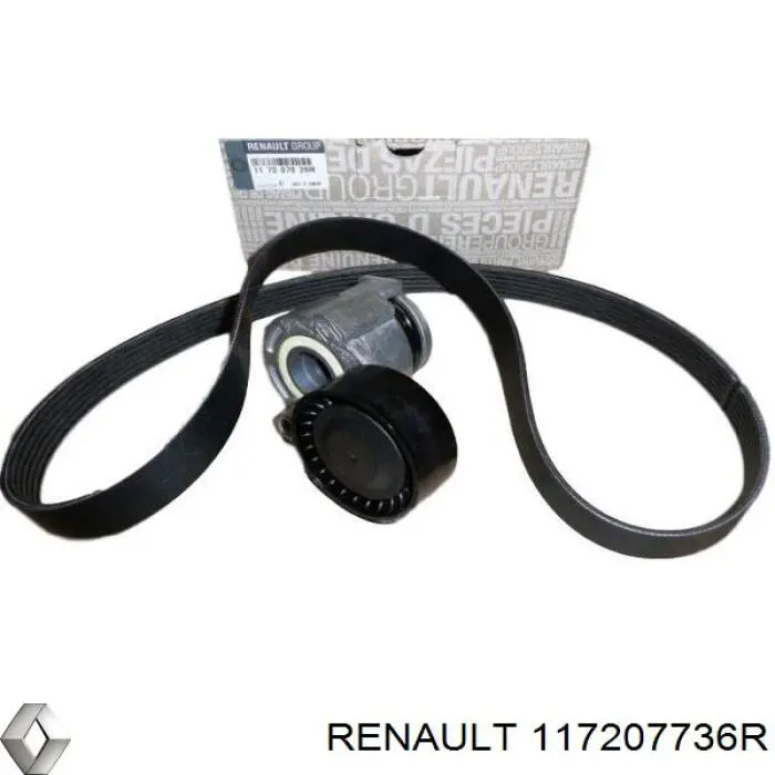 117207736R Renault (RVI) Ремінь приводний, агрегатів, комплект