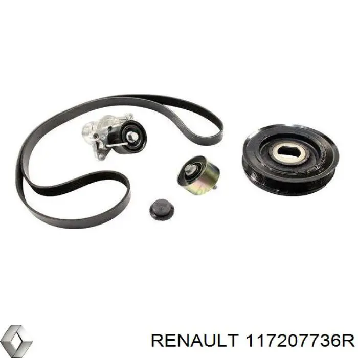 Купити 117207736R Renault (RVI) Ремінь приводний, агрегатів, комплект