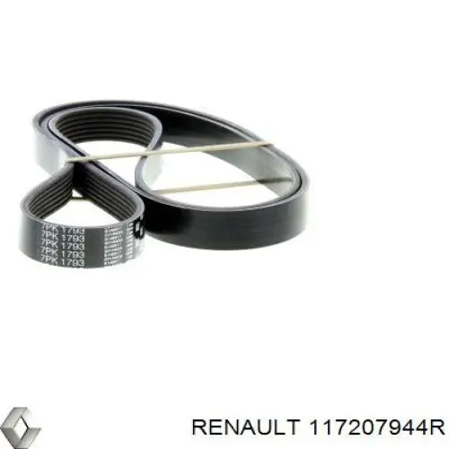 Клиновий ремінь Renault (RVI) 117207944R ціна, від 14.88 USD